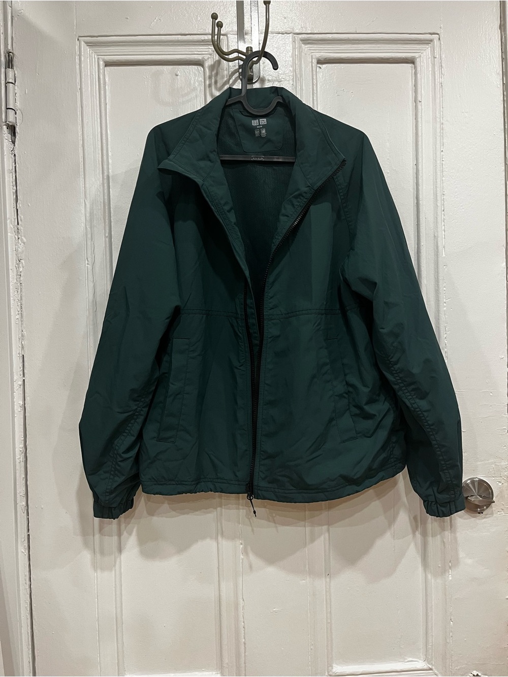 Uniqlo Dark Green Lightweight Zip-Up Utility Jacket